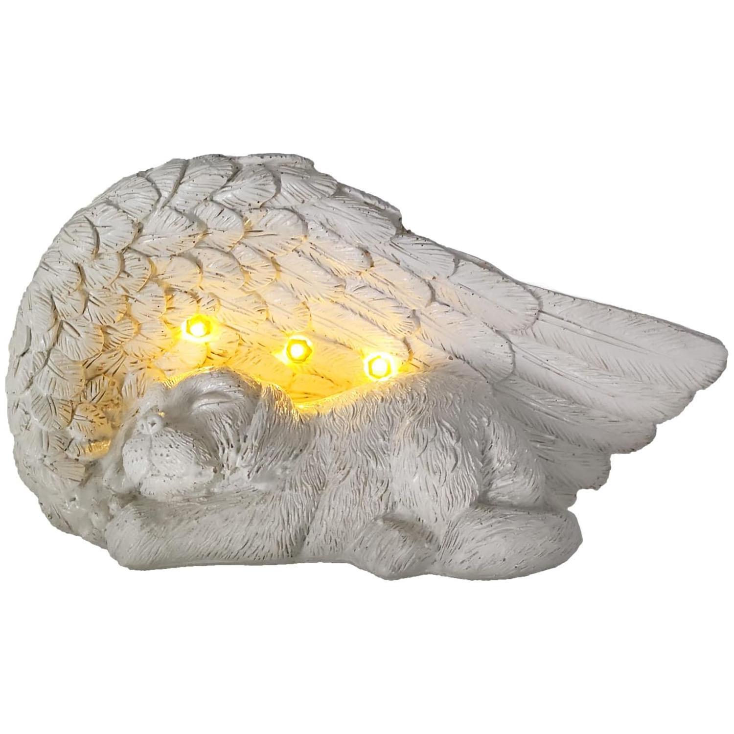 Solar LED Light Up Pet Animal Grave Memorial Marker Outdoor Remembrance Cat/Dog - Picture 8 of 13
