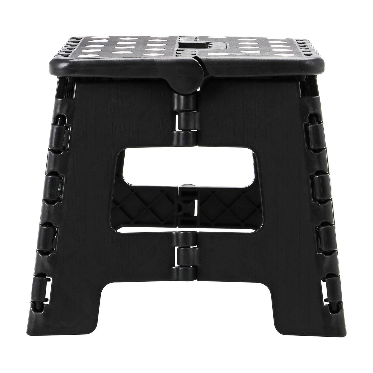 Folding Step Stool Plastic Foldable Multi Purpose Dual Step Stool Small Large - Picture 17 of 50