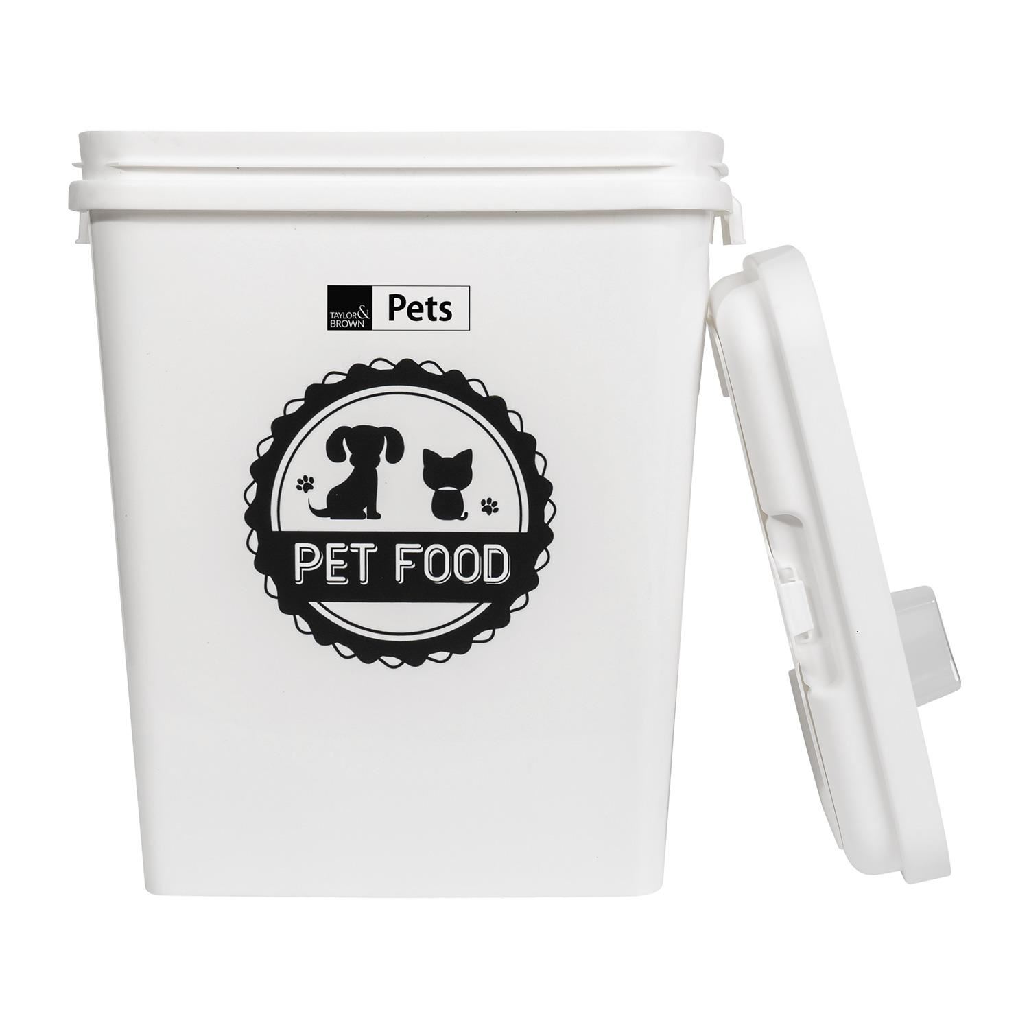 Plastic Pet Food Storage Containers Bin Dry Feed Animal Dog Cat Bird