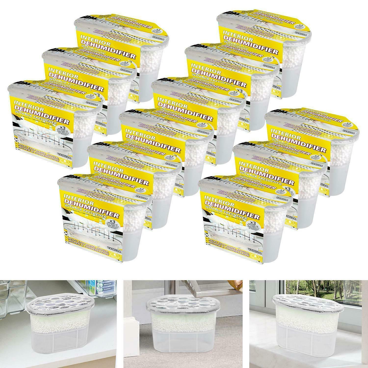 Home Wardrobe Dehumidifier Crystals Damp Mould Moisture Condensation