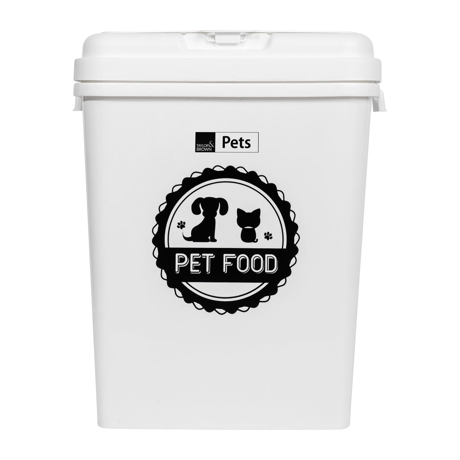 Plastic Pet Food Storage Containers Bin Dry Feed Animal Dog Cat Bird