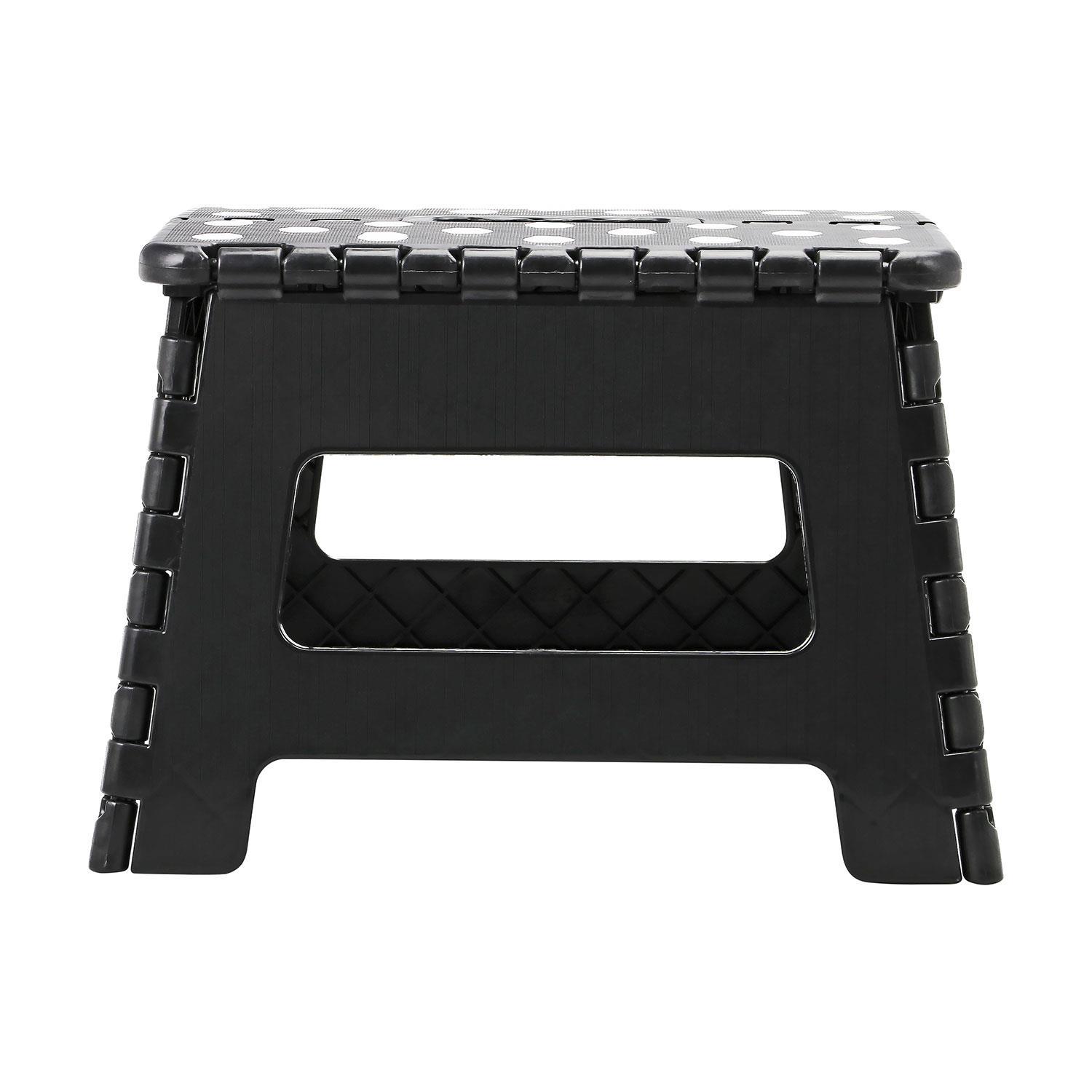 Folding Step Stool Plastic Foldable Multi Purpose Dual Step Stool Small Large - Picture 18 of 50