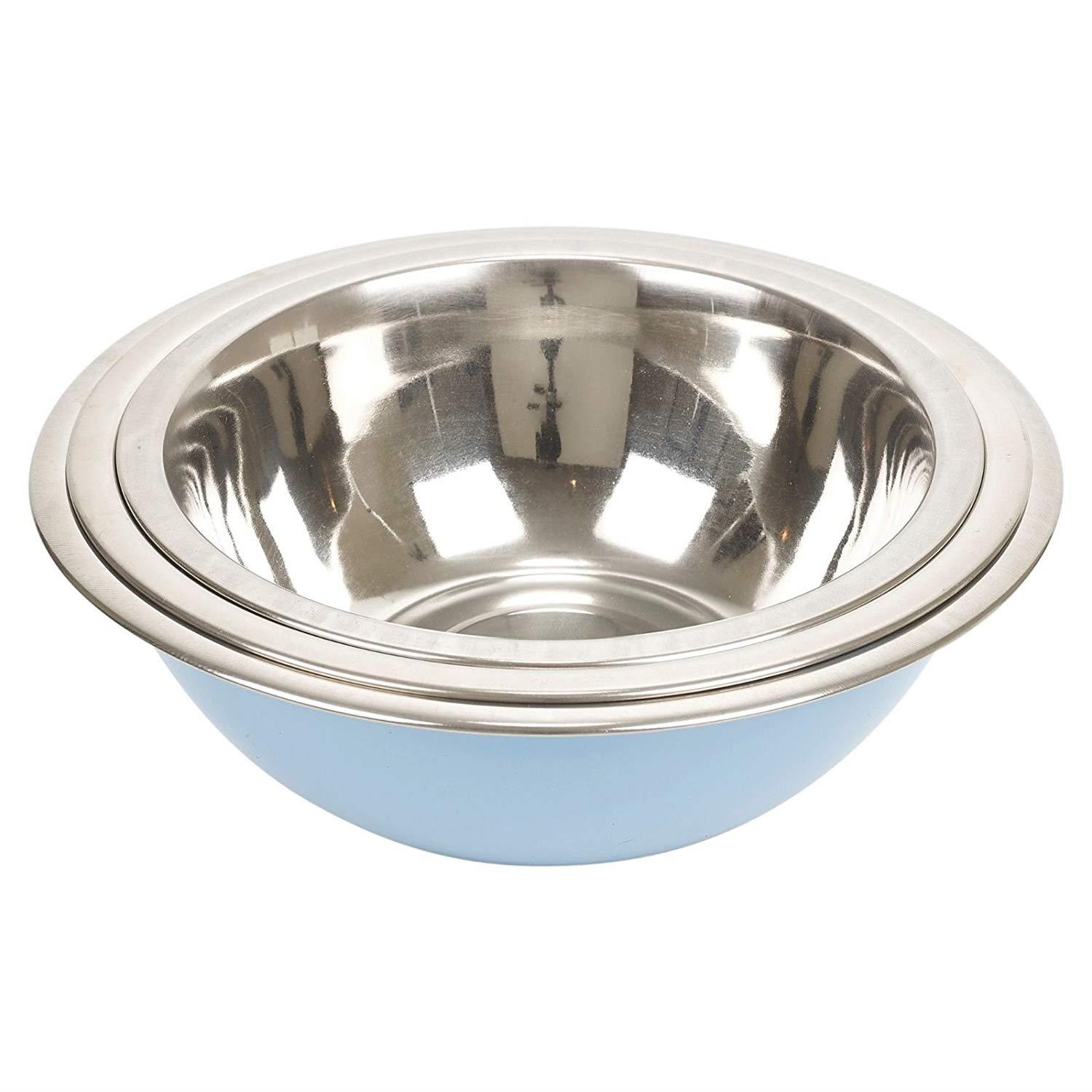 1 Pieces Stainless Steel Metal Deep Mixing Bowl Caterer Salad Pasta Useful Tools