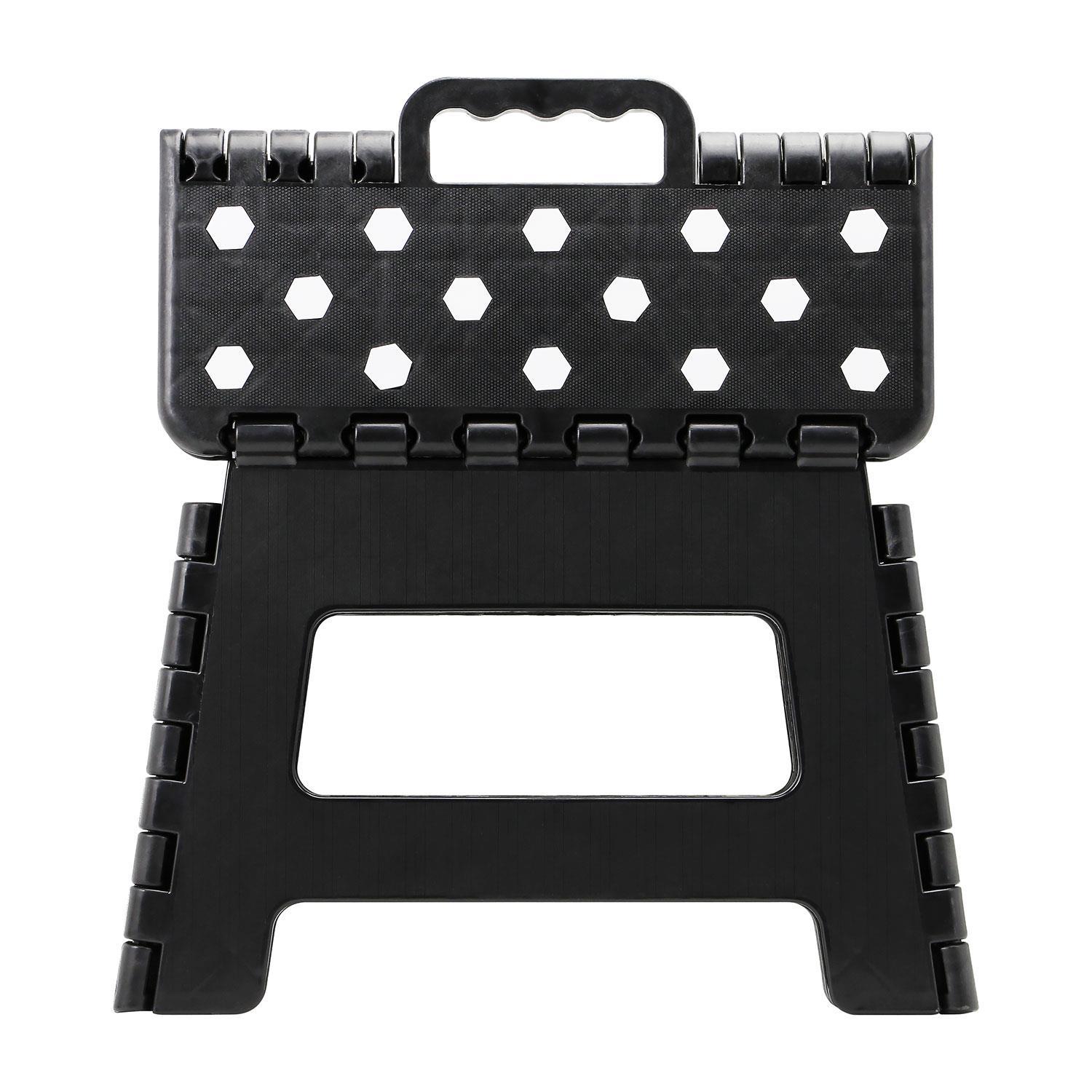Folding Step Stool Plastic Foldable Multi Purpose Dual Step Stool Small Large - Picture 19 of 50