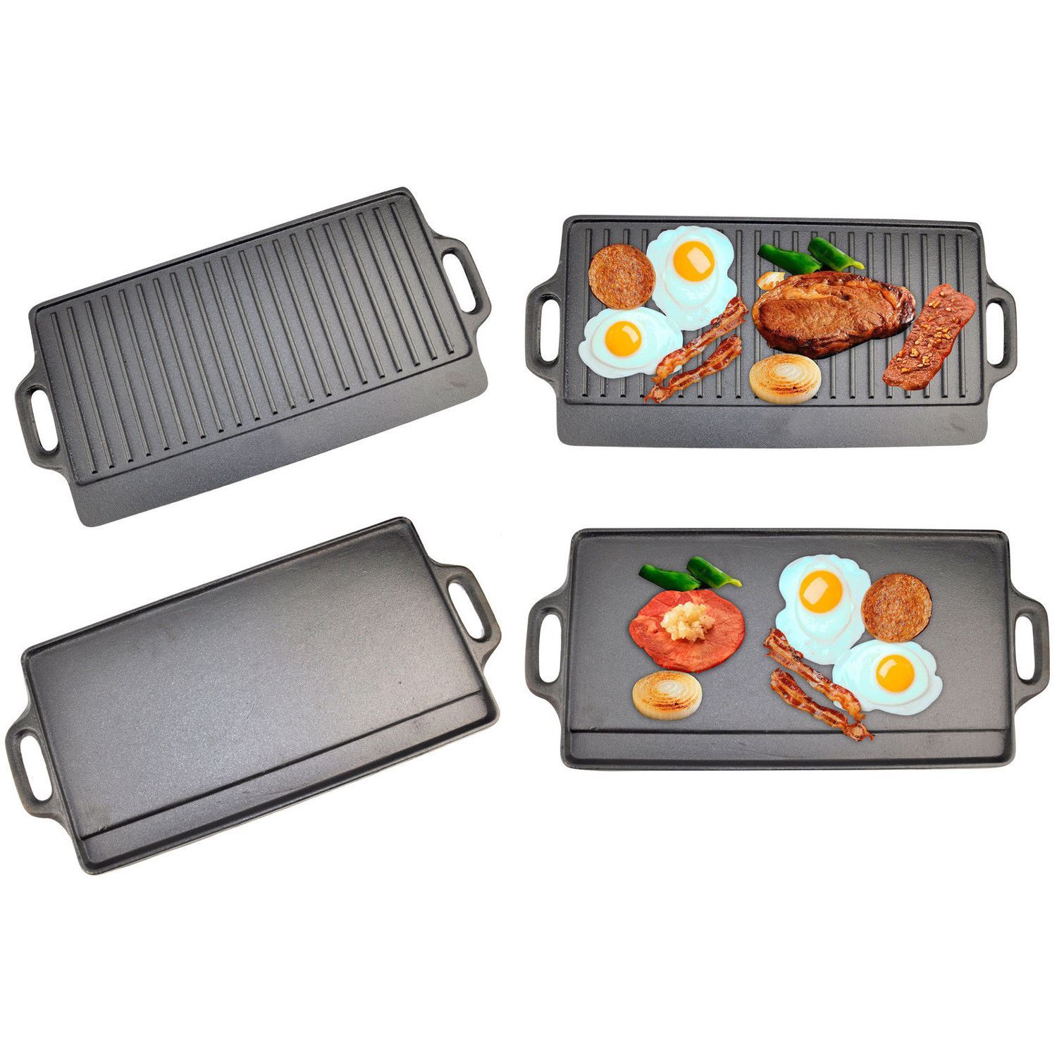reversible griddle pan
