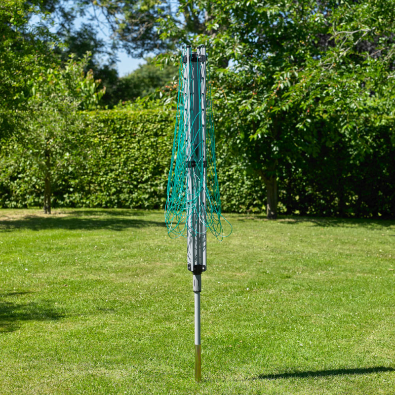ROTARY AIRER 4 ARM CLOTHES GARDEN WASHING LINE DRYER 50M FOLDING