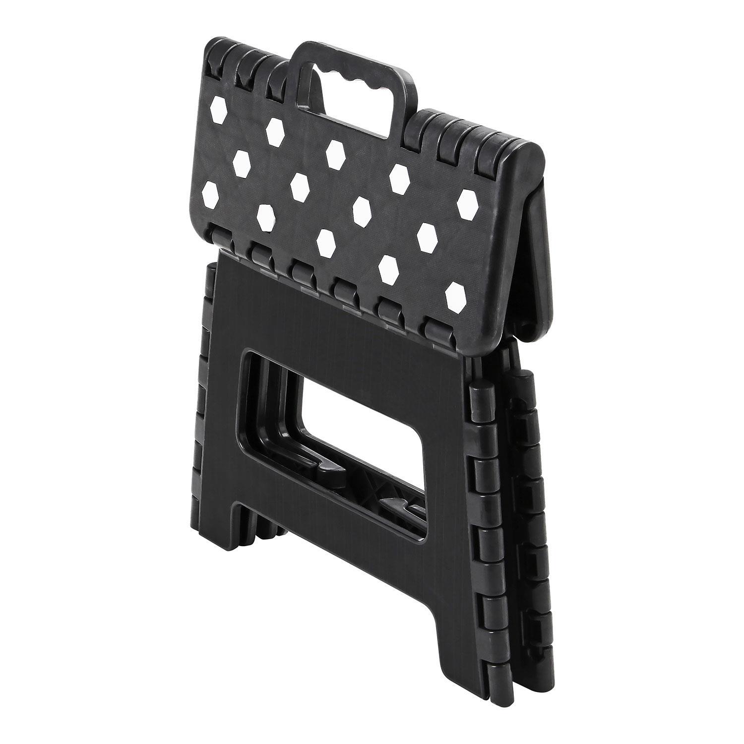 Folding Step Stool Plastic Foldable Multi Purpose Dual Step Stool Small Large - Picture 16 of 50