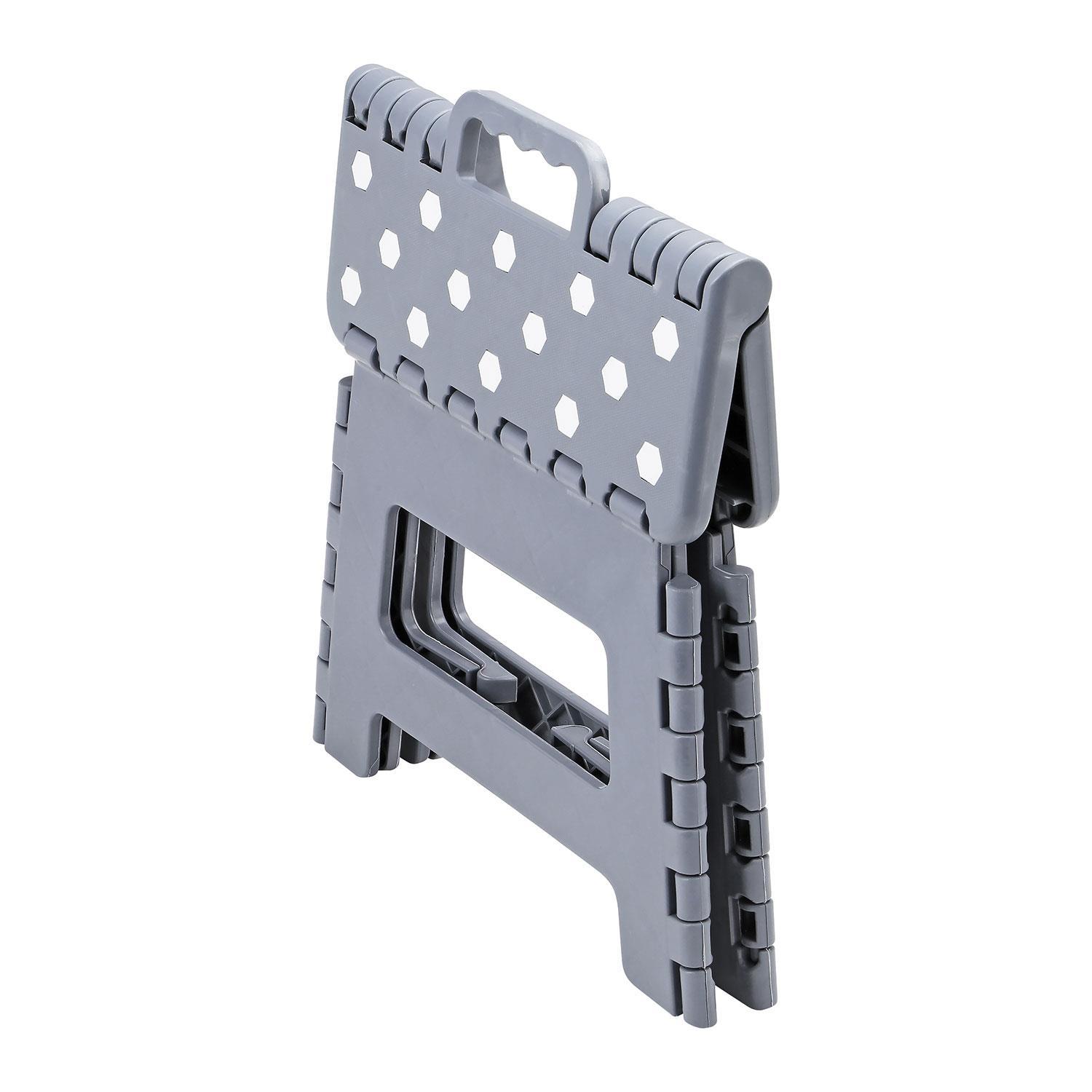 Folding Step Stool Plastic Foldable Multi Purpose Dual Step Stool Small Large - Picture 29 of 50