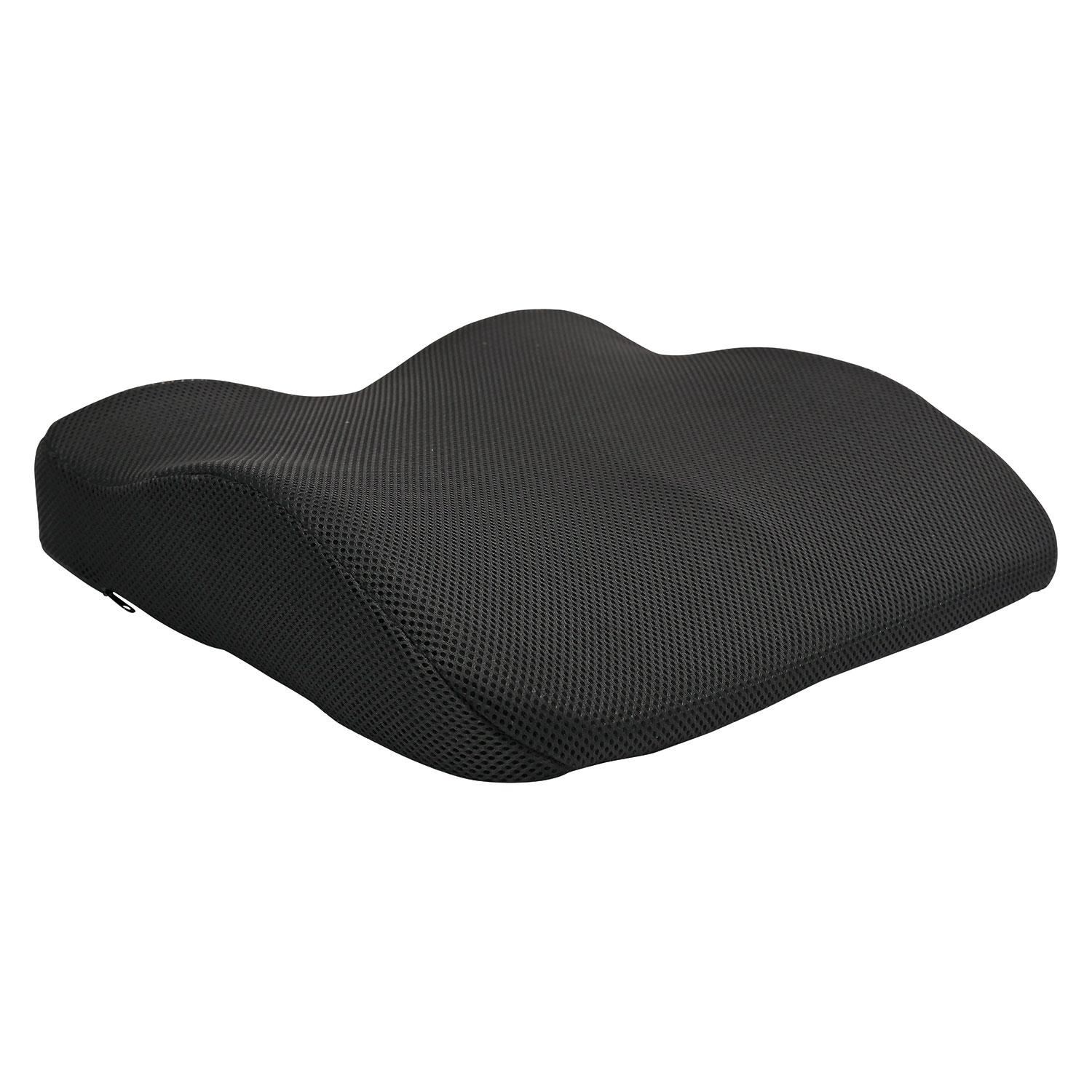 Memory Foam Car Seat Chair Lumbar Support Cushion Back Pain Height