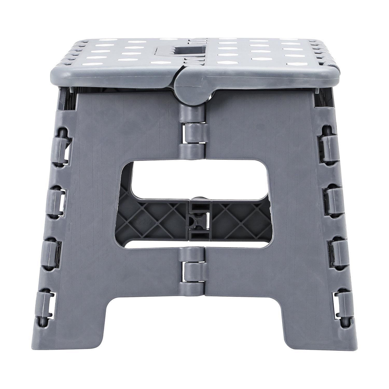 Folding Step Stool Plastic Foldable Multi Purpose Dual Step Stool Small Large - Picture 27 of 50