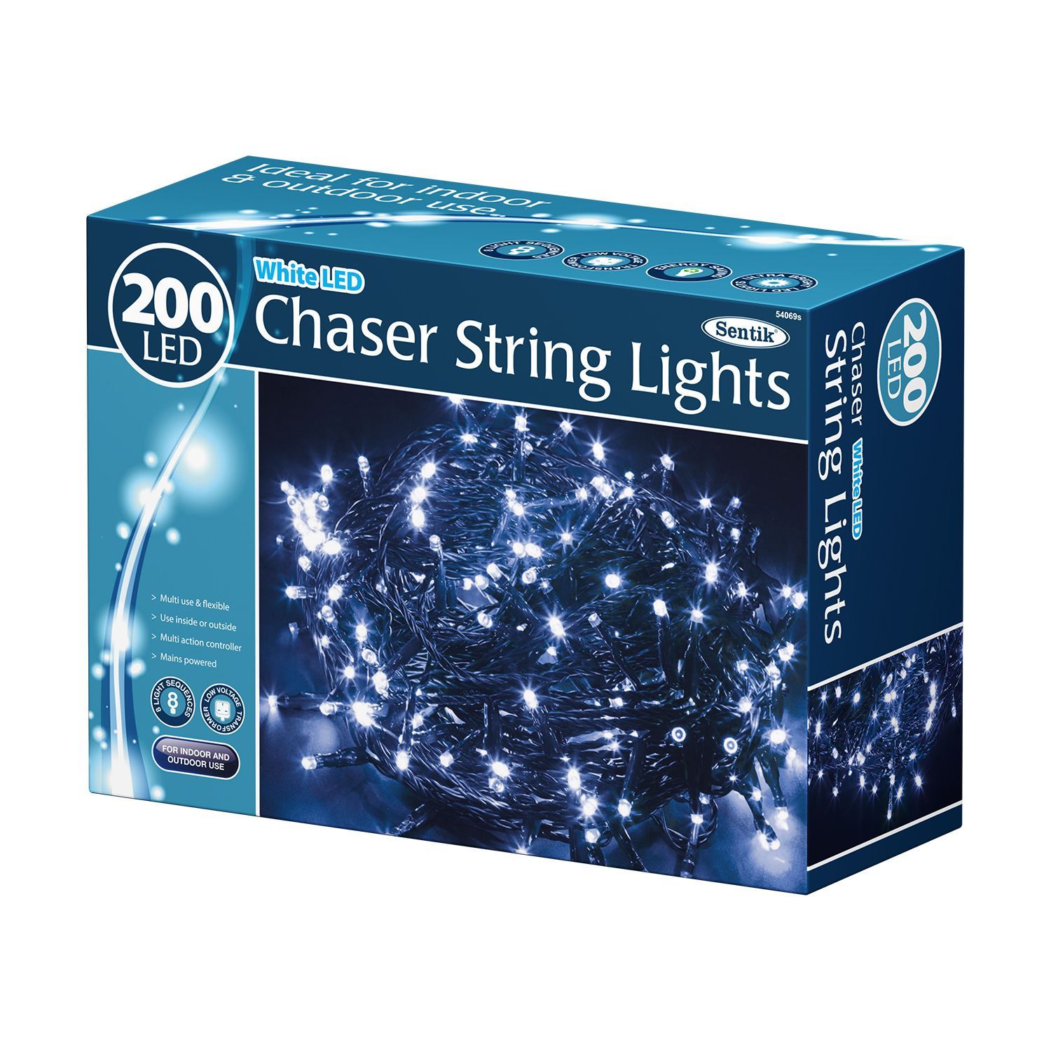 100/200/400 LED CHASER STRING FAIRY LIGHTS CHRISTMAS XMAS PARTY INDOOR