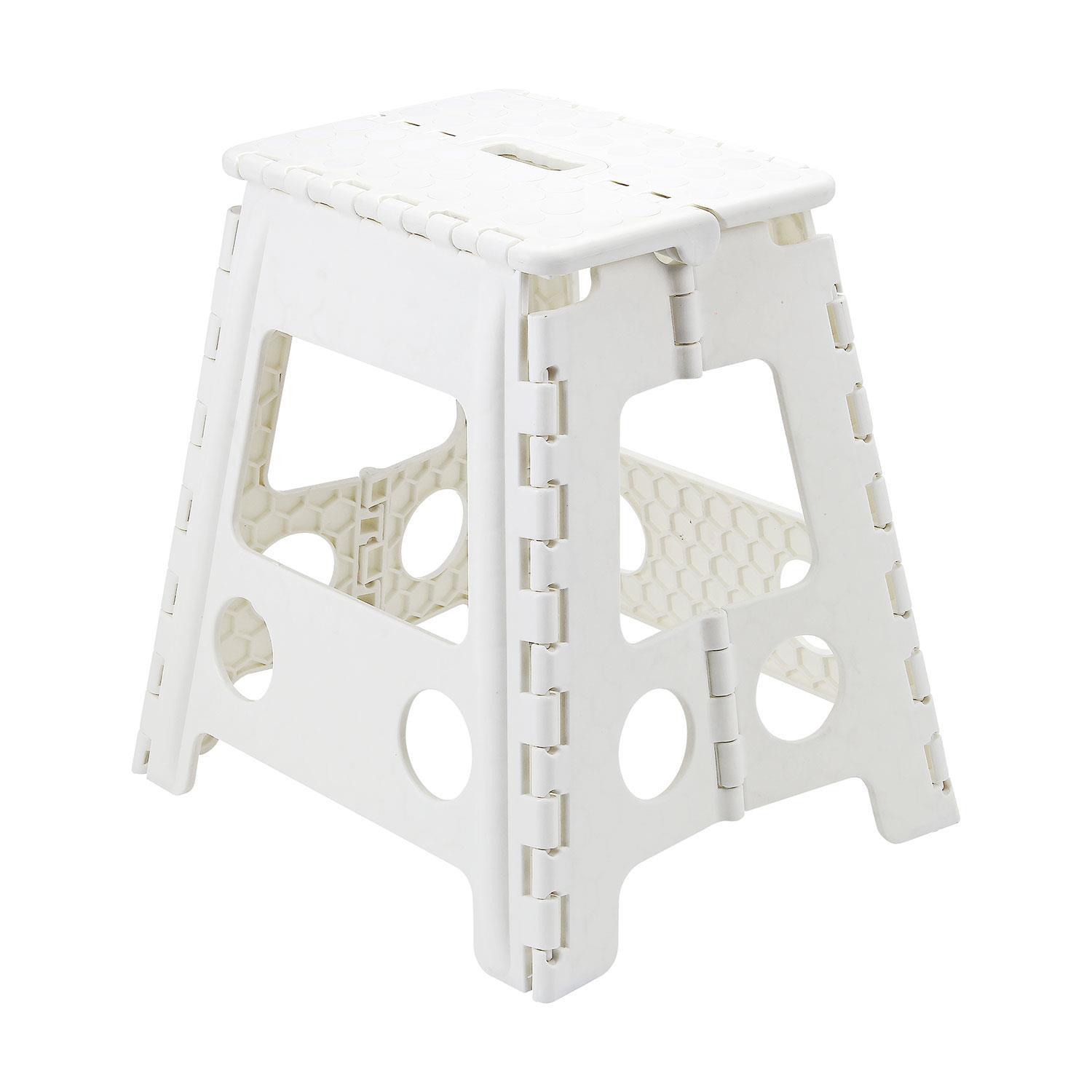 Folding Step Stool Plastic Foldable Multi Purpose Dual Step Stool Small Large - Picture 34 of 50