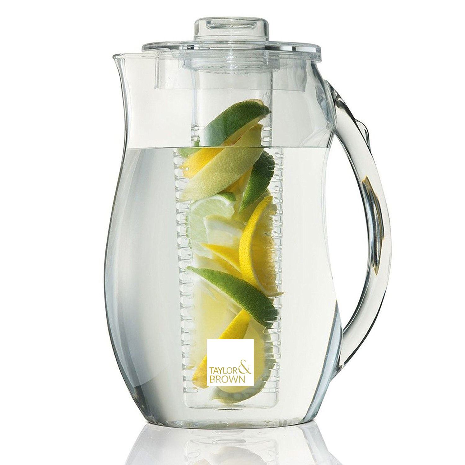 Fruit Infusion Pitcher Water Jug 2.0L With Ice Core & Flavour Infuser