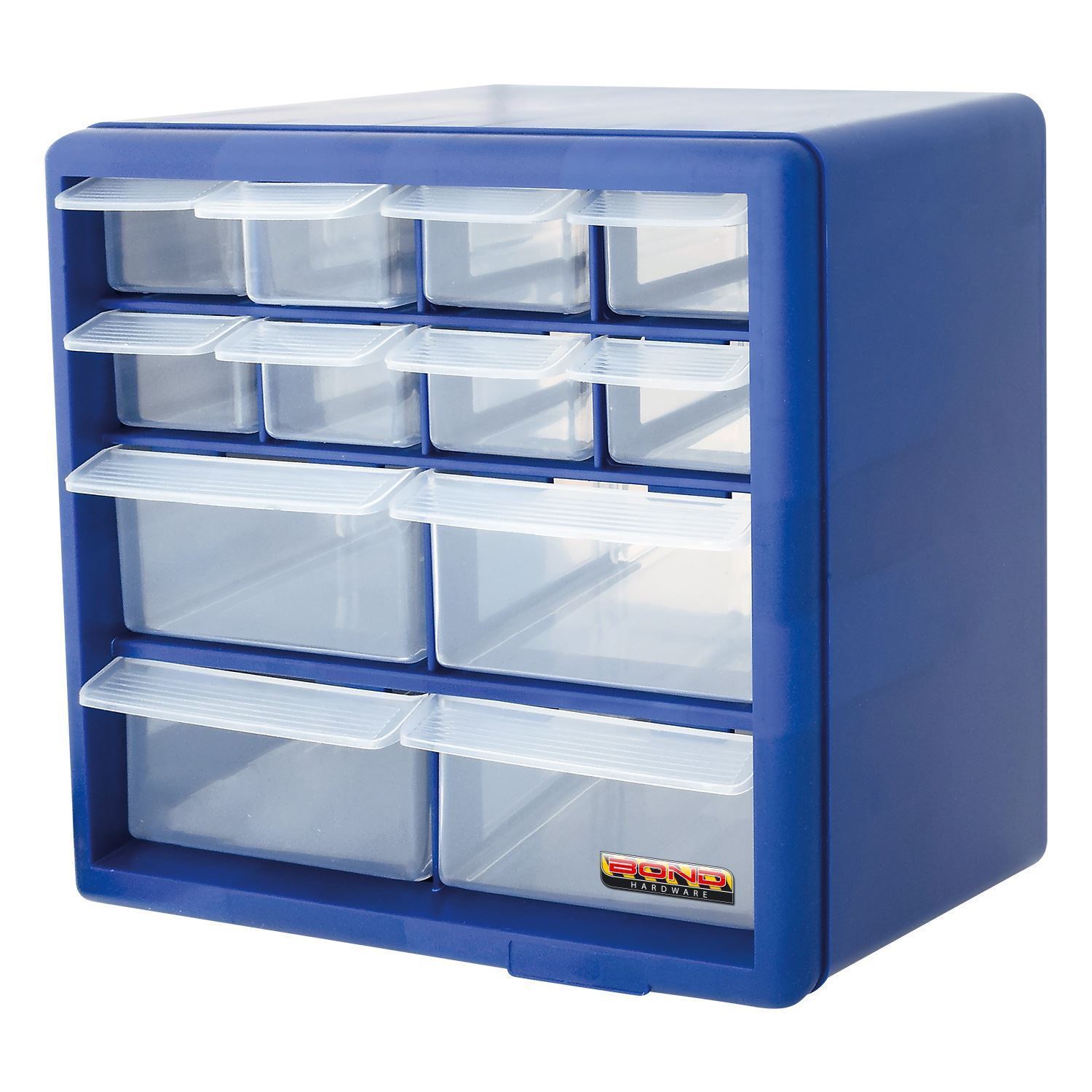 MULTI COMPARTMENT 12 DRAWER ORGANISER GARAGE HOME DIY TOOL