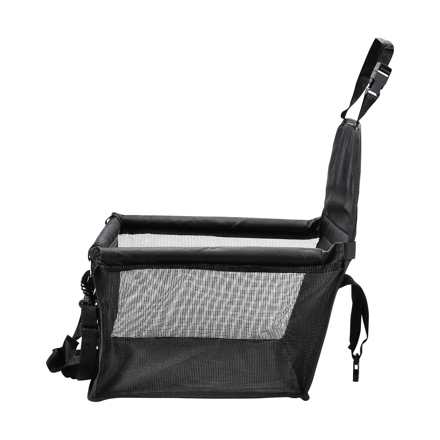 Folding Pet Dog Car Seat Safe Booster Cat Puppy Travel Carrier Bed Bag Basket UK - Picture 4 of 22