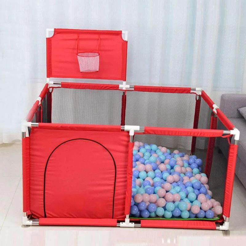 BABY PLAYPEN 4 SIDES PANELS KIDS ACTIVITY CENTER SAFETY PLAY YARD PEN 2