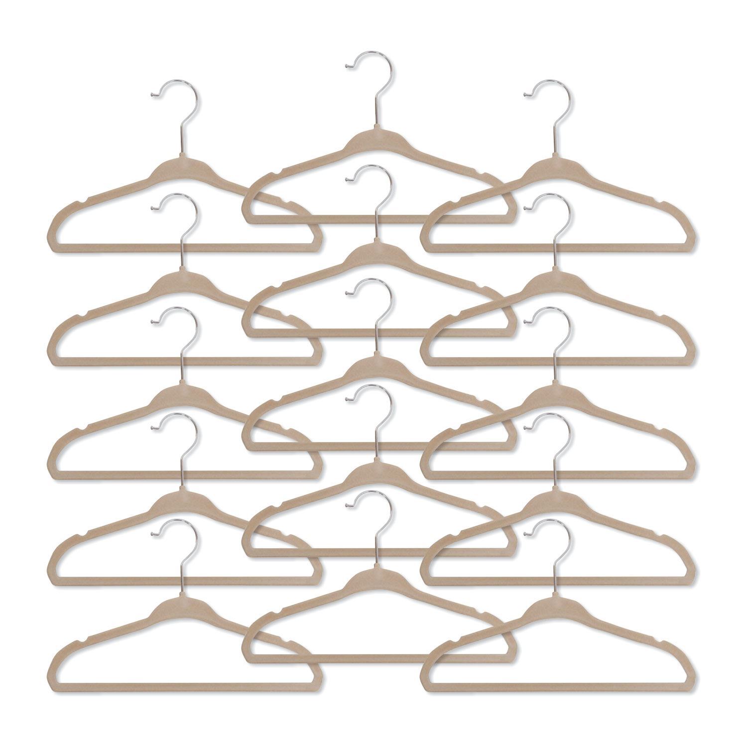 24 Piece Kids Nursery Closet Organiser Baby Clothes Hangers Wardrobe