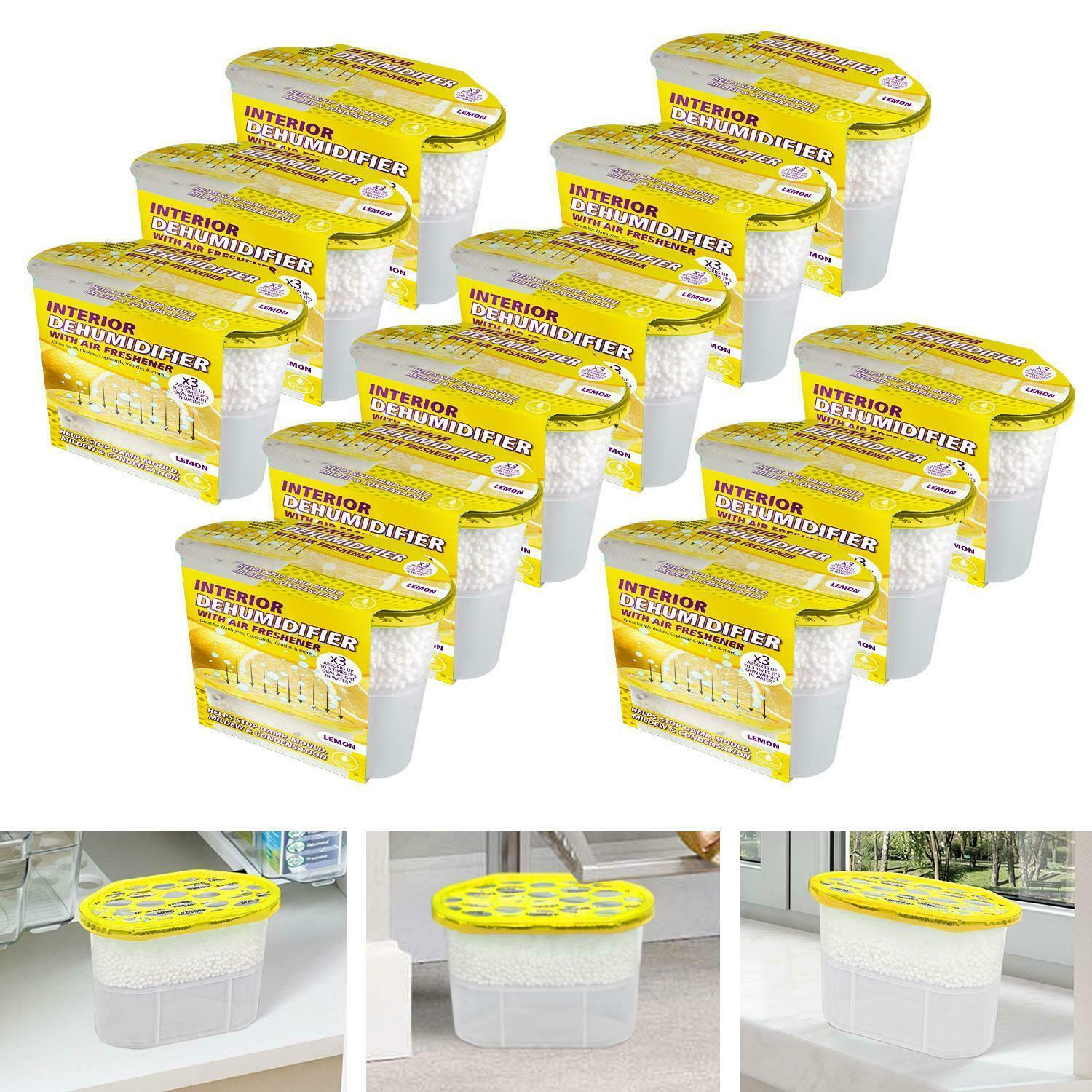 Home Wardrobe Dehumidifier Crystals Damp Mould Moisture Condensation