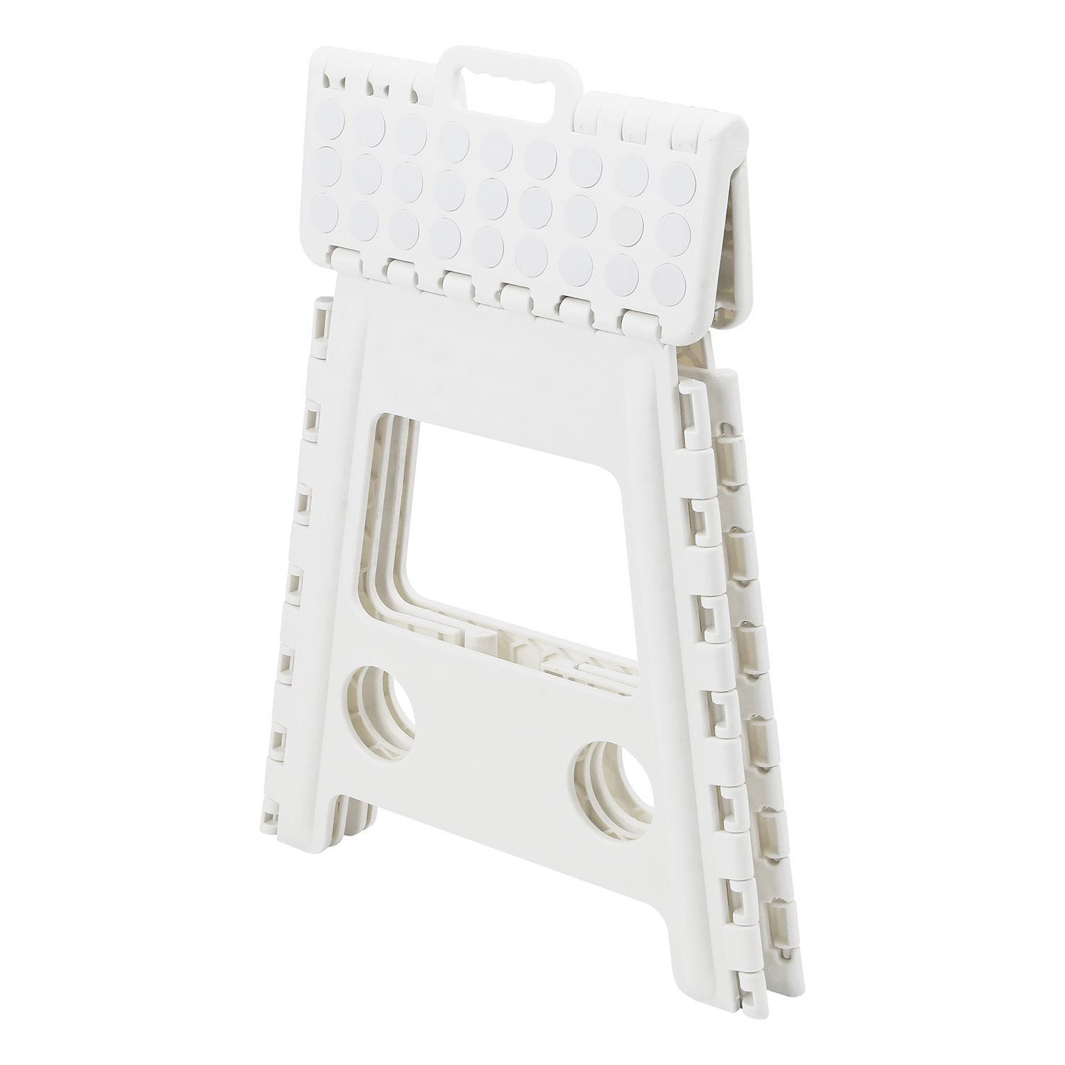 Folding Step Stool Plastic Foldable Multi Purpose Dual Step Stool Small Large - Picture 38 of 50