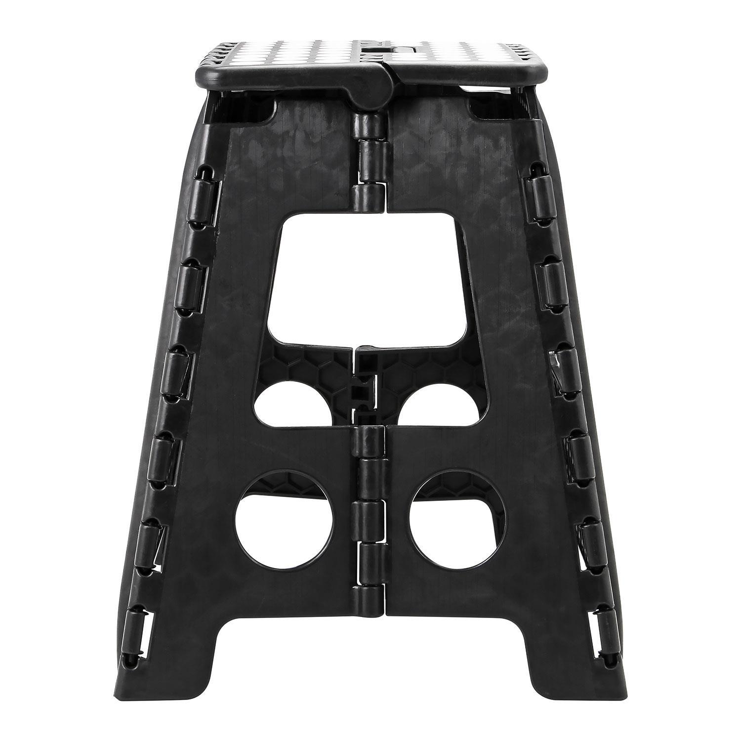 Folding Step Stool Plastic Foldable Multi Purpose Dual Step Stool Small Large - Picture 9 of 50