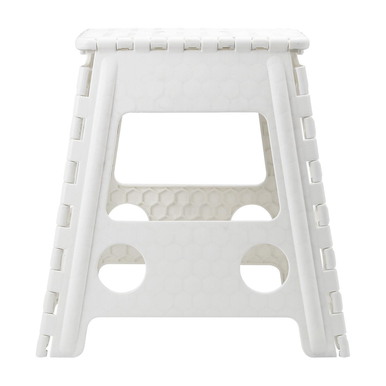 Folding Step Stool Plastic Foldable Multi Purpose Dual Step Stool Small Large - Picture 37 of 50