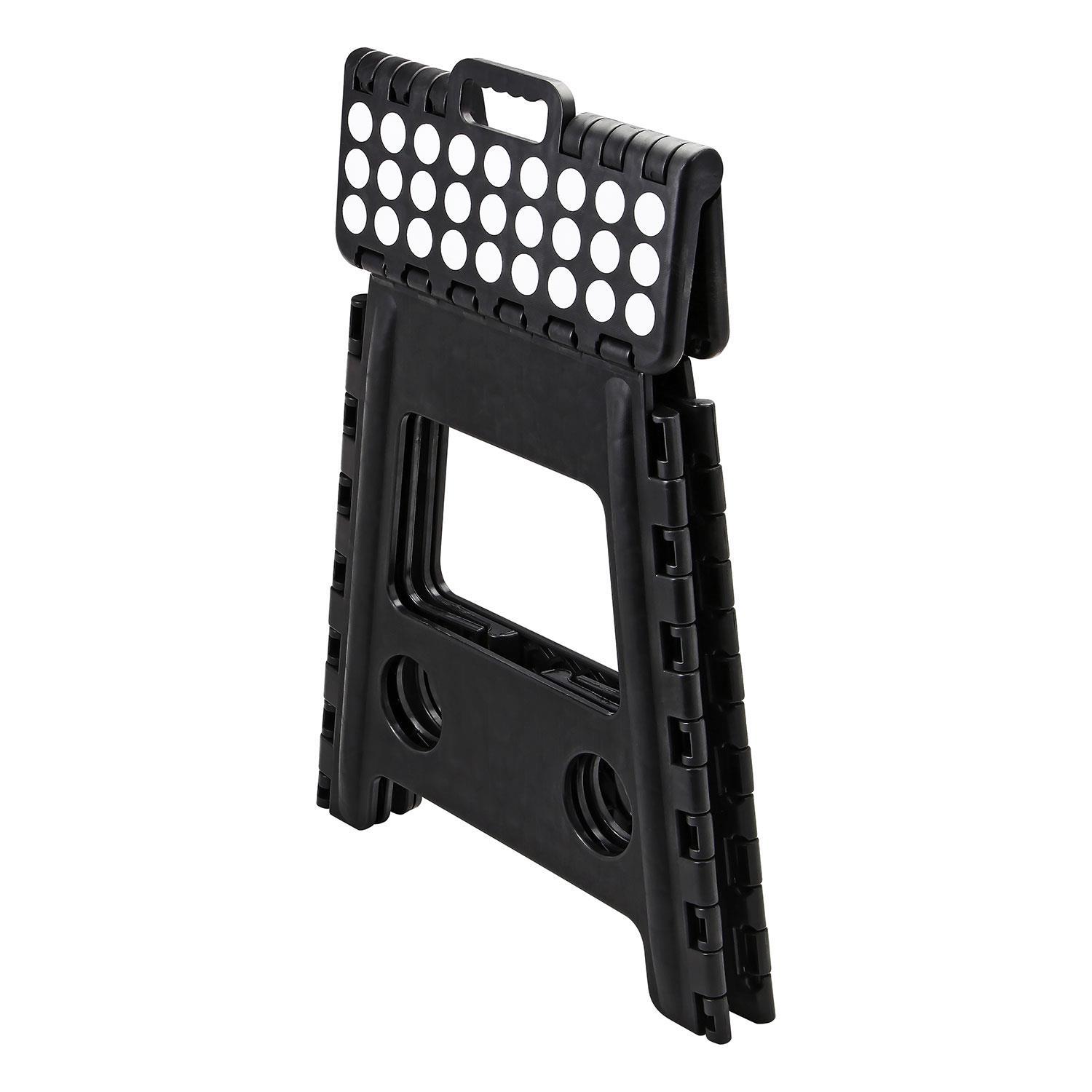 Folding Step Stool Plastic Foldable Multi Purpose Dual Step Stool Small Large - Picture 7 of 50