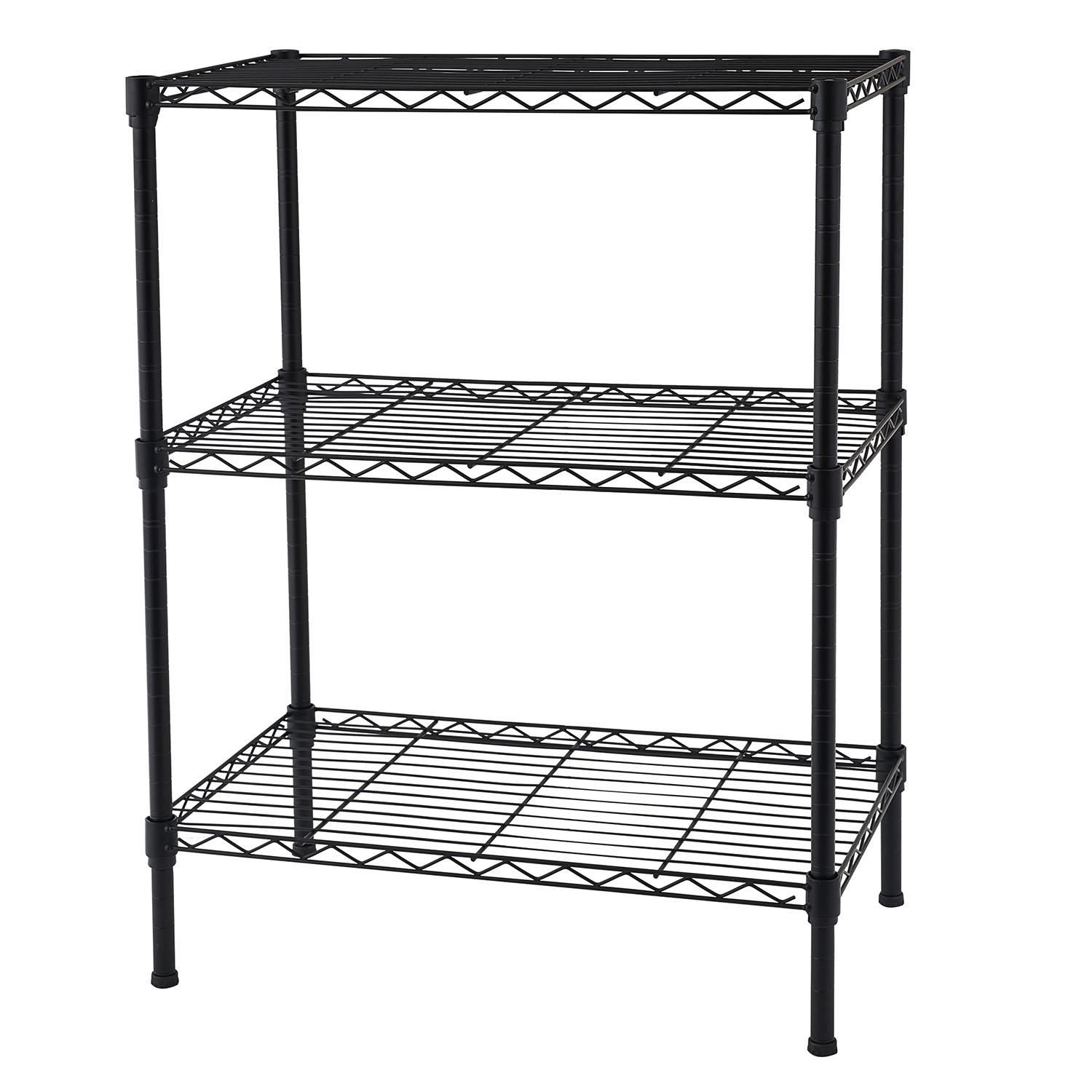 3 Tier Free Standing Basket Wire Storage Kitchen Shelving Rack