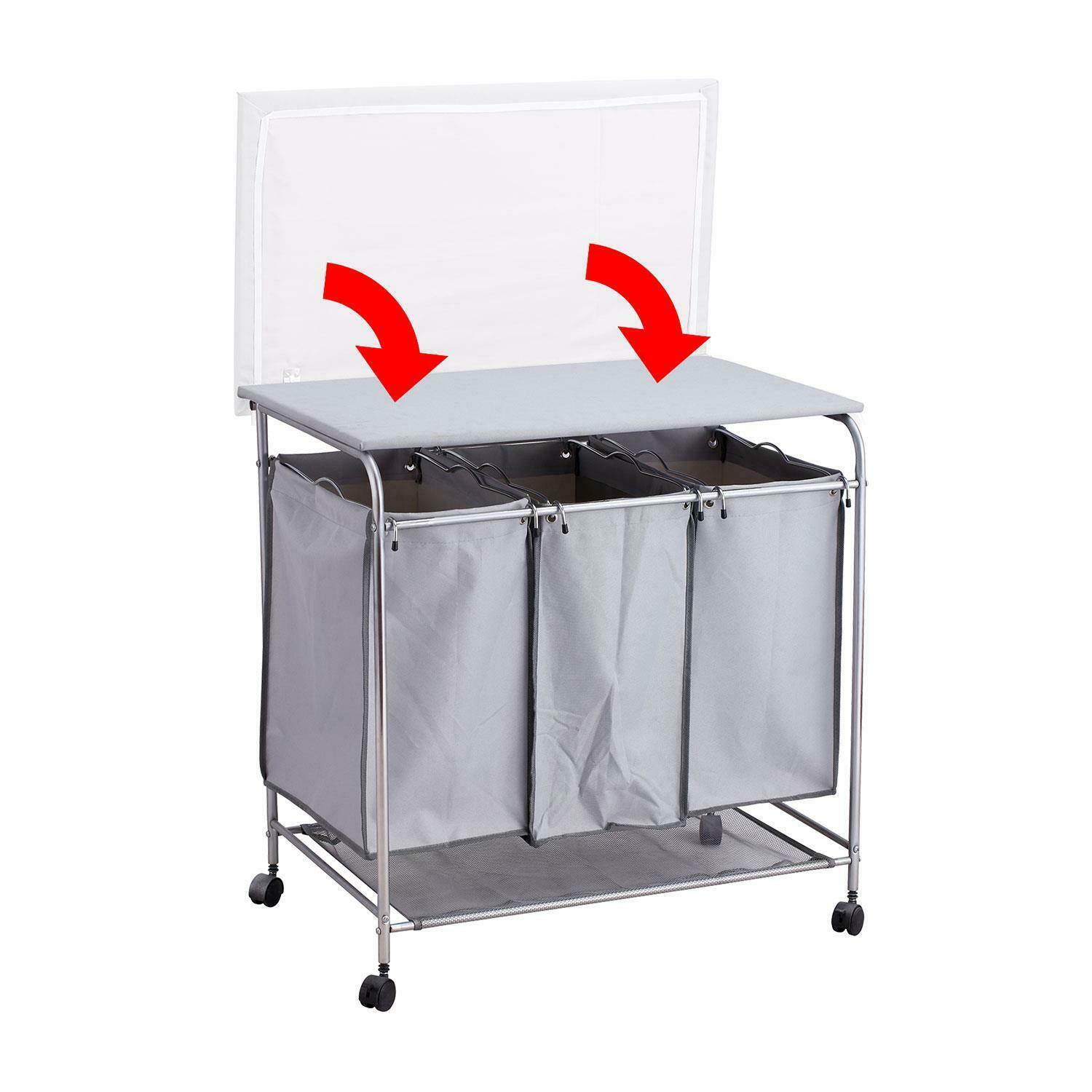 laundry bin with wheels