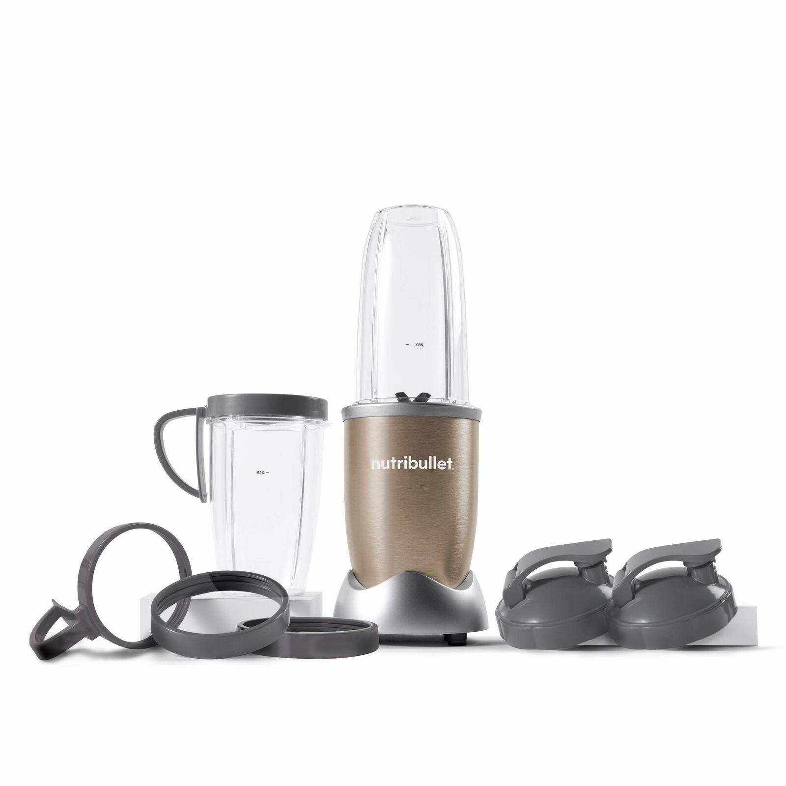 NutriBullet Pro Deluxe 900 Watt Stainless Steel 13 Piece Nutrition