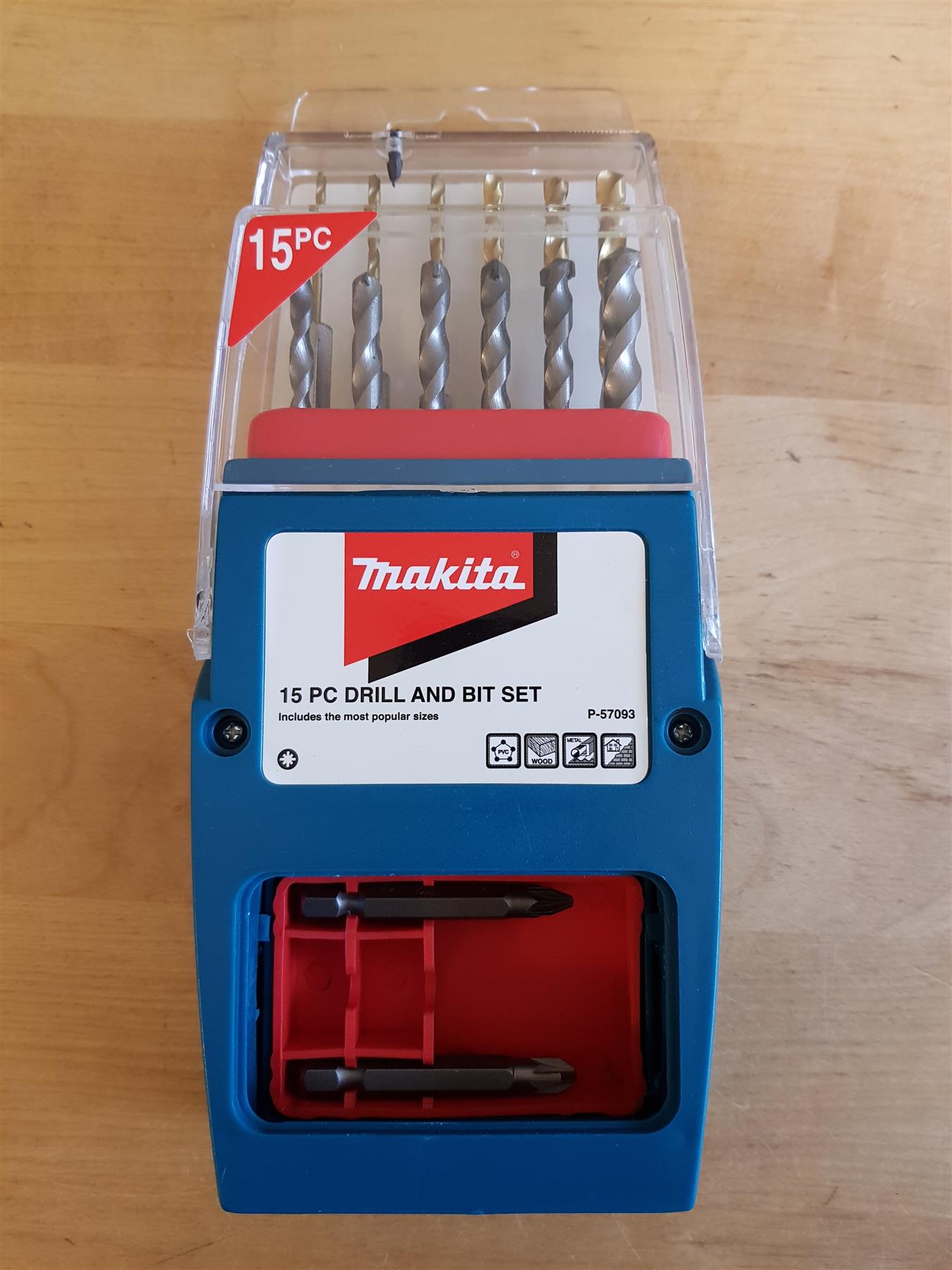 Makita P-57093 15 Pièce Drill Driver Set