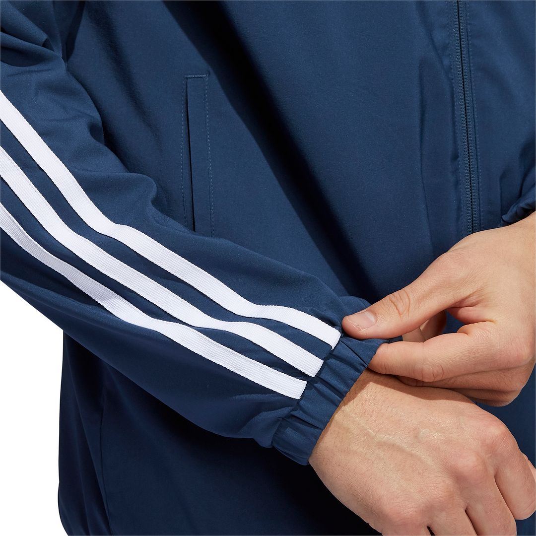 ADIDAS HERREN 3-STREIFEN PRIMEGREEN KOMPLETT GEFÜTTERT FULL ZIP STRETCH GOLF JACKE