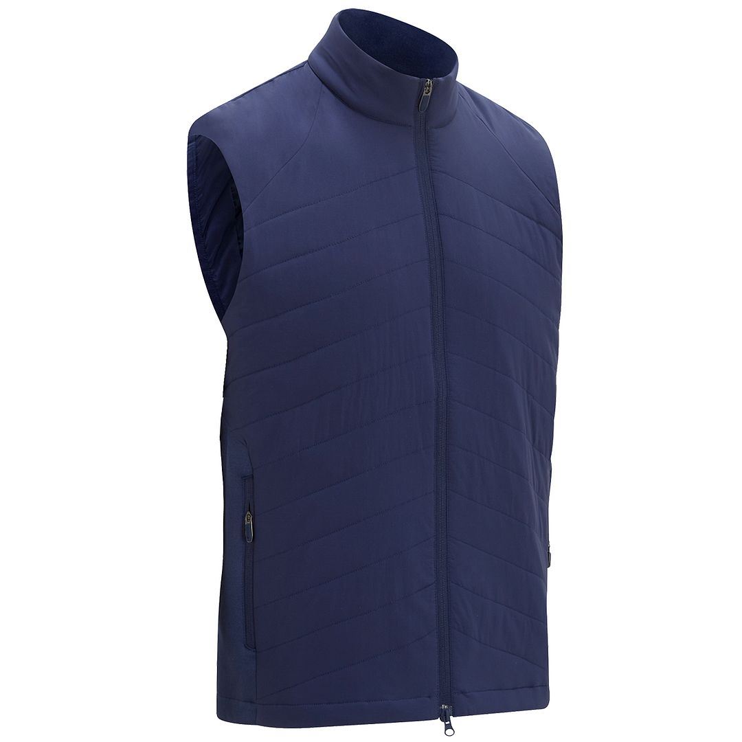 CALLAWAY GOLF MENS PRIMALOFT QUILTED WATER RESISTANT THERMAL GOLF GILET VEST