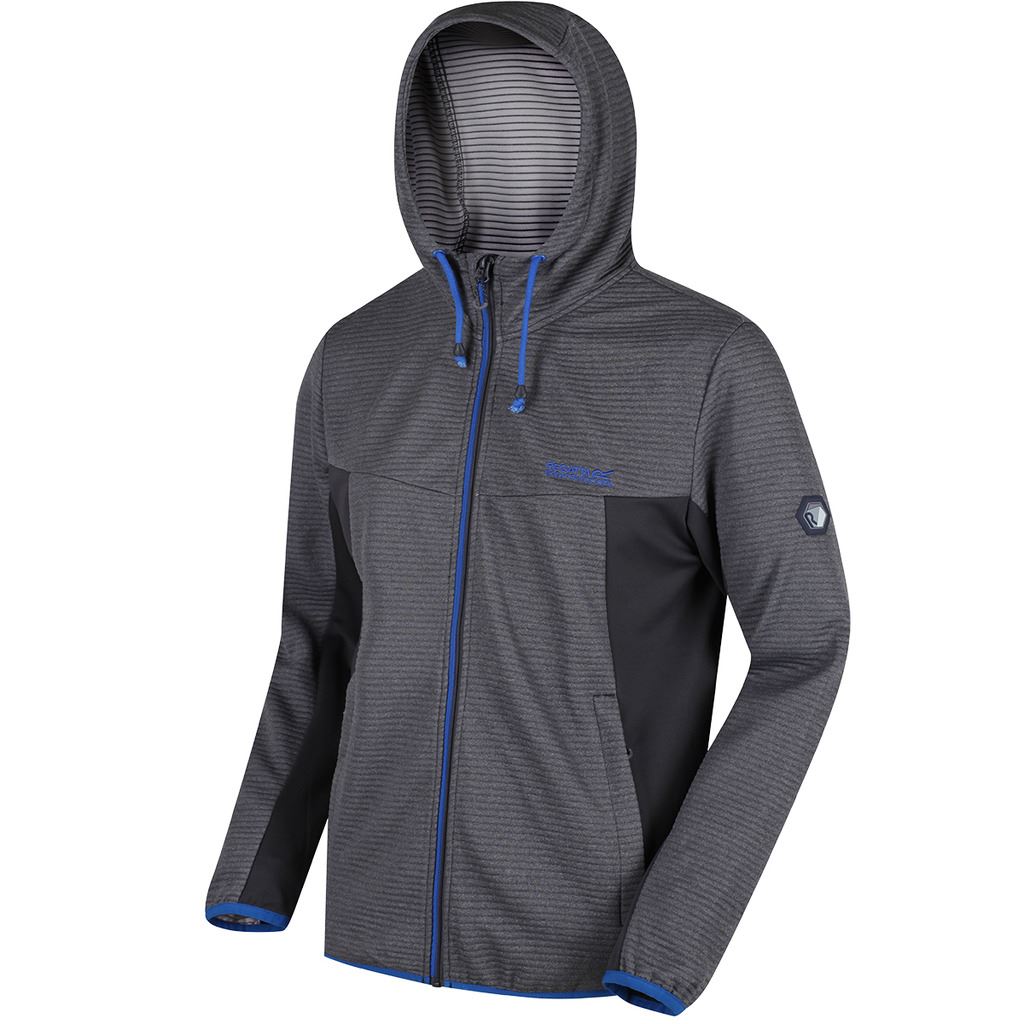 REGATTA TARNIS STRETCH HOODED FULL ZIP SPORTS HOODIE MENS TOP JACKET - SALE!!! - Picture 2 of 9