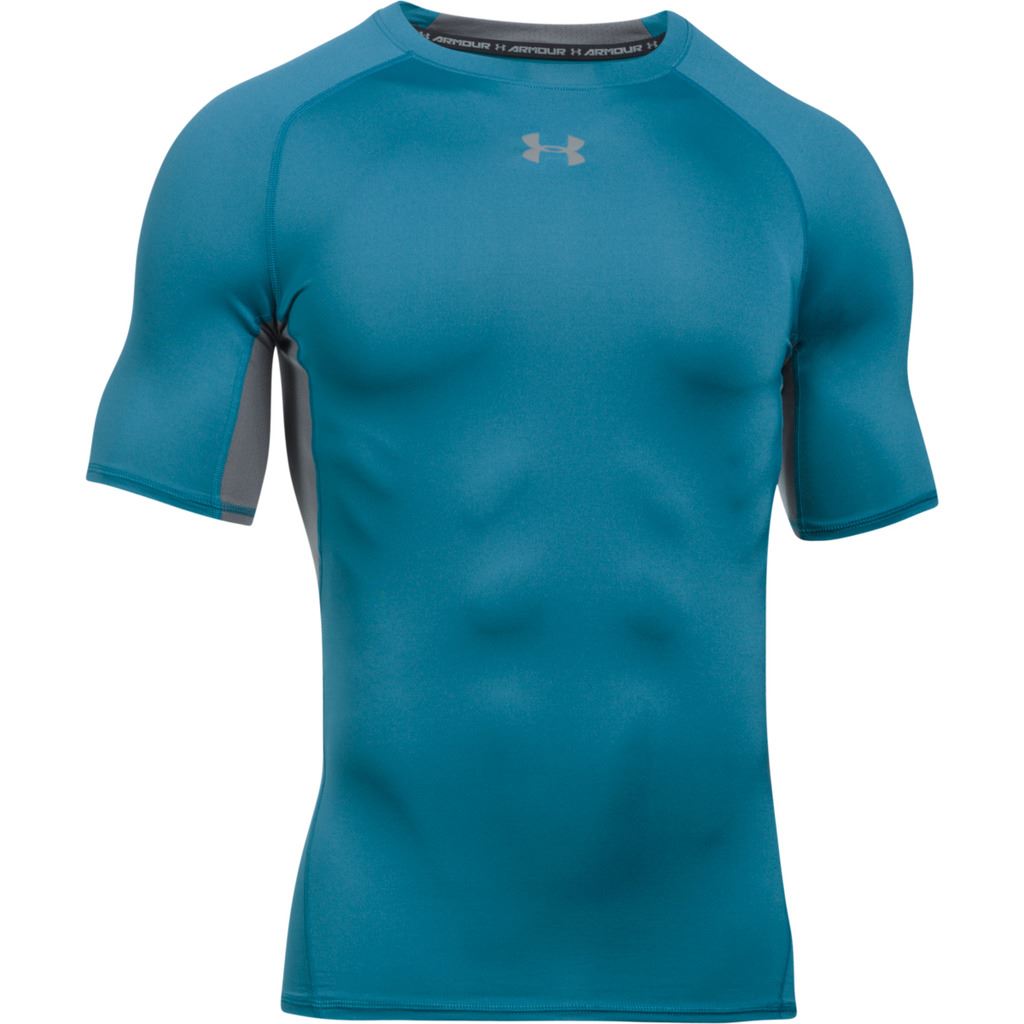 UNDER ARMOUR MENS HEATGEAR ARMOUR COMPRESSION SHORT SLEEVE SHIRT BASELAYER - Imagen 2 de 4