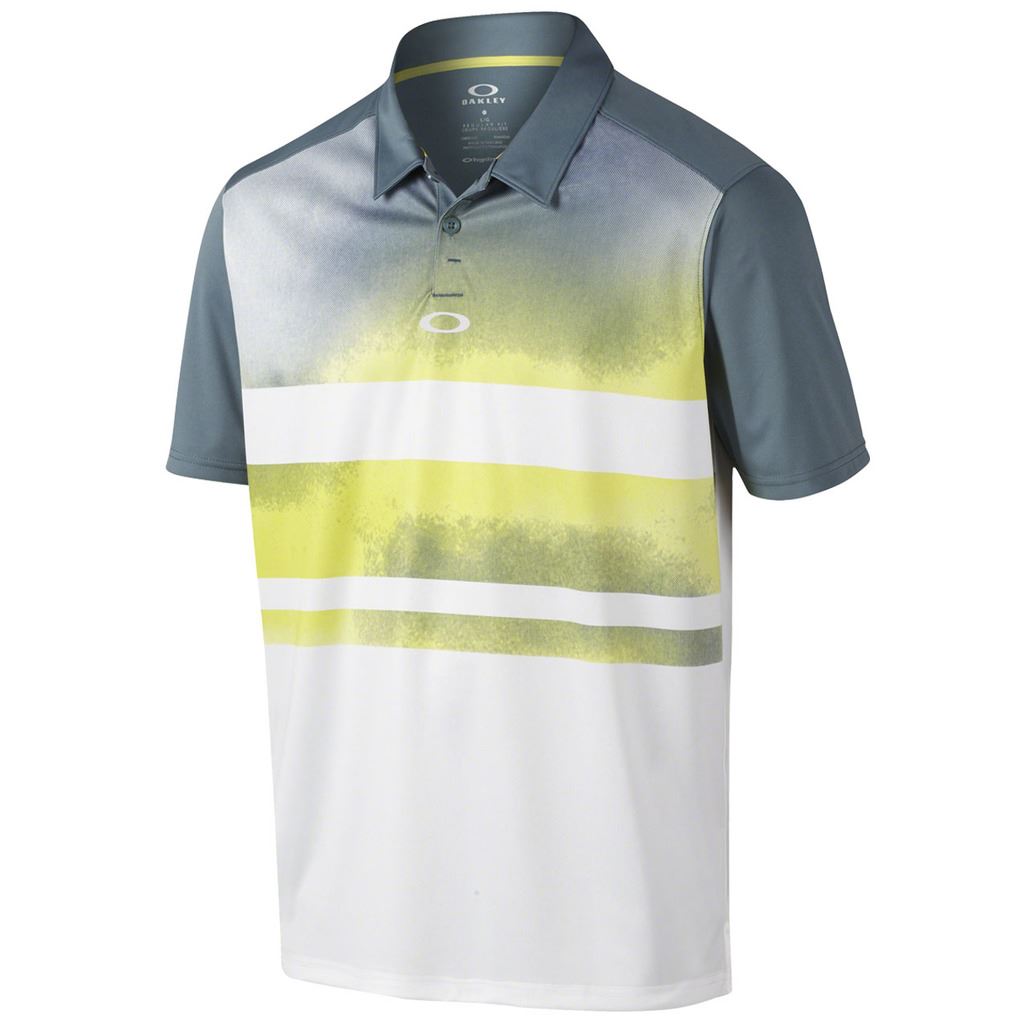 Oakley Golf 2016 O-Hydrolixâ¢ Cloudbreak Short Sleeve Mens Golf Polo Shirt | eBay