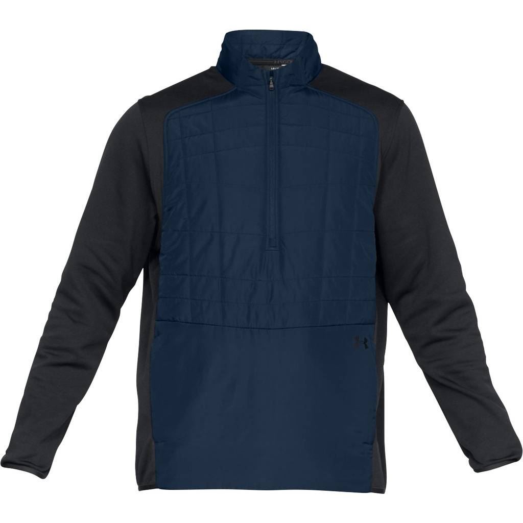UNDER ARMOUR GOLF MENS UA 1/2 ZIP STORM INSULATED WINDBREAKER GOLF JACKET - Picture 2 of 3