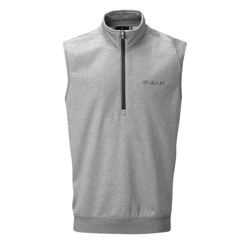 2016 Stuburt Essentials Half Zip Dri Back Slipover Mens Golf Sweater