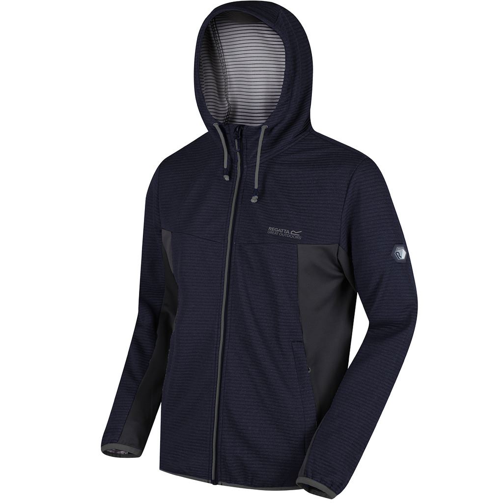 REGATTA TARNIS STRETCH HOODED FULL ZIP SPORTS HOODIE MENS TOP JACKET - SALE!!! - Picture 6 of 9