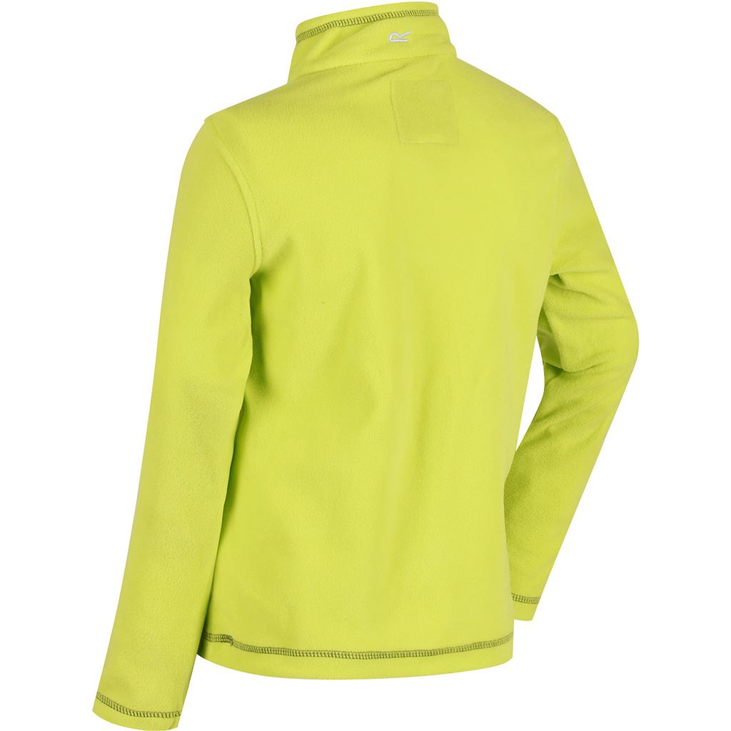 REGATTA JUNIORS HOT SHOT II ¼ ZIP LIGHTWEIGHT FLEECE SWEATER PULLOVER