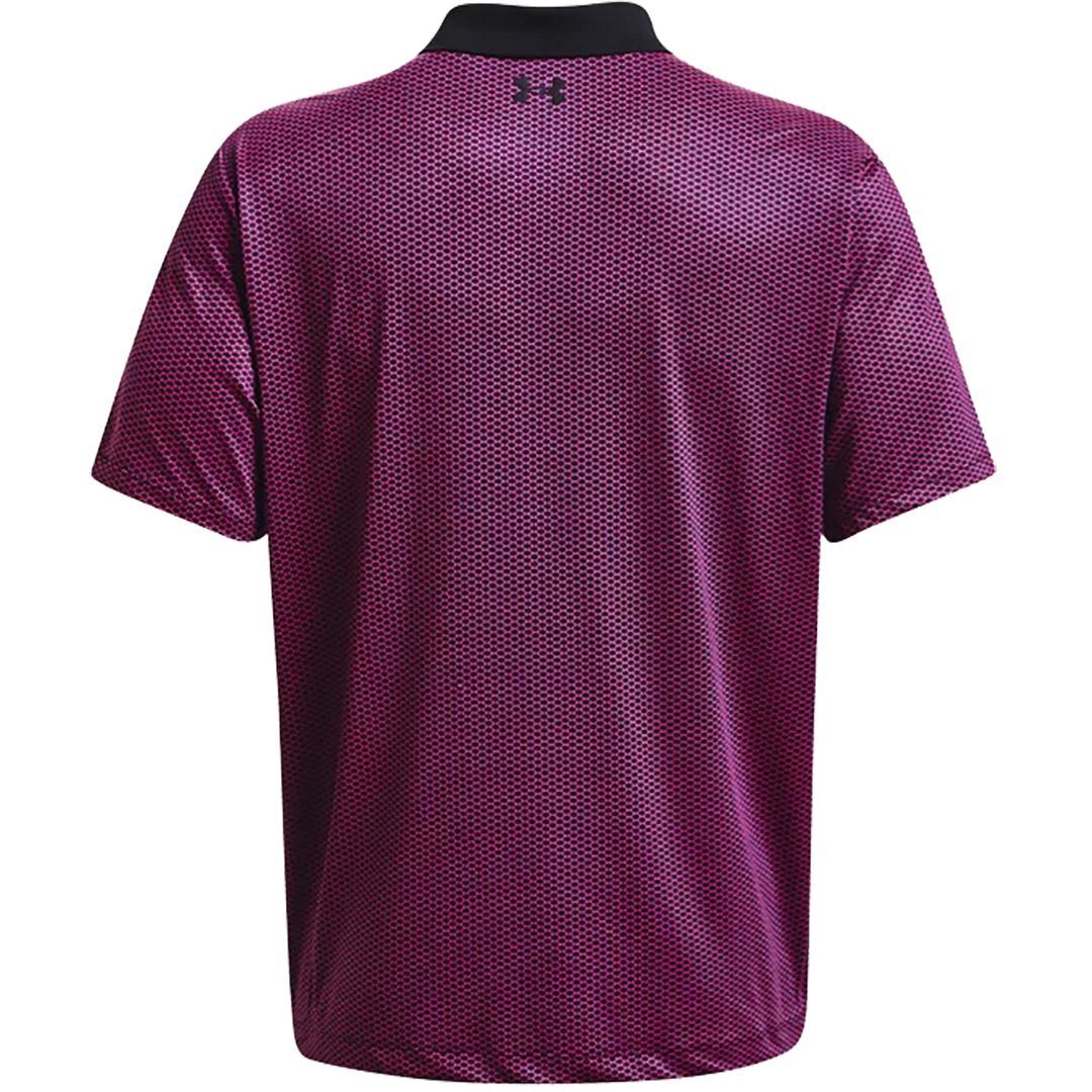 UNDER ARMOUR UA MENS PRINTED 3.0 PERFORMANCE STRETCH GOLF POLO SHIRT - Picture 3 of 7
