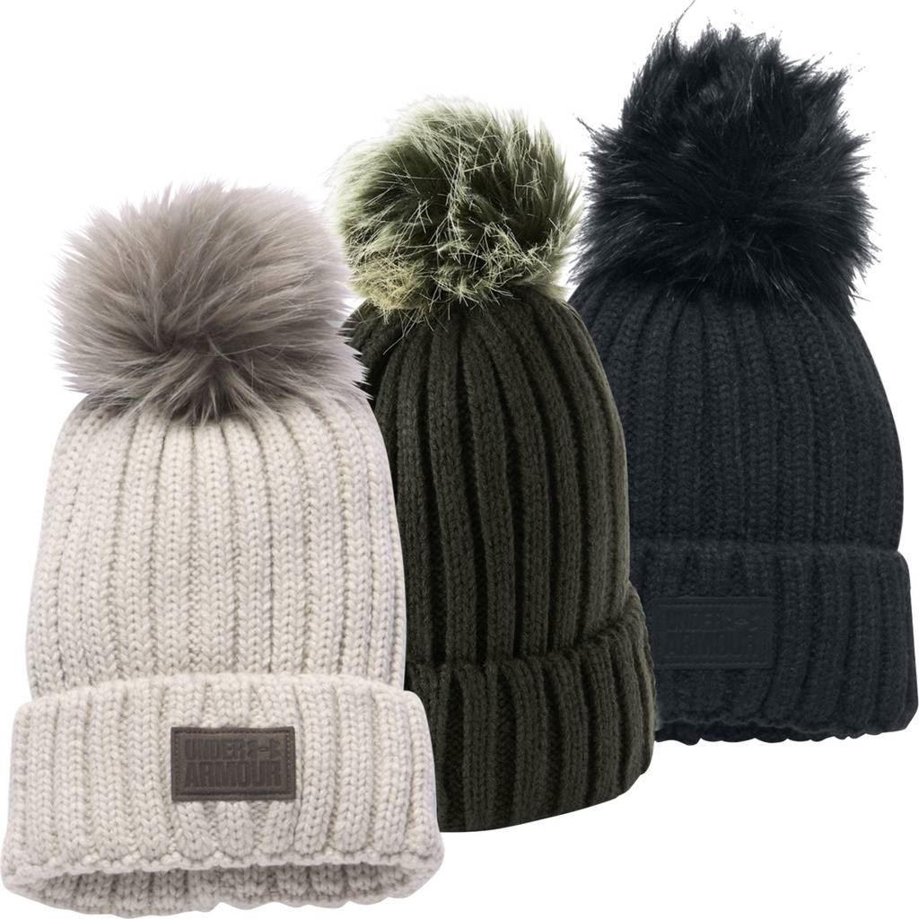 under armour women's snowcrest pom beanie