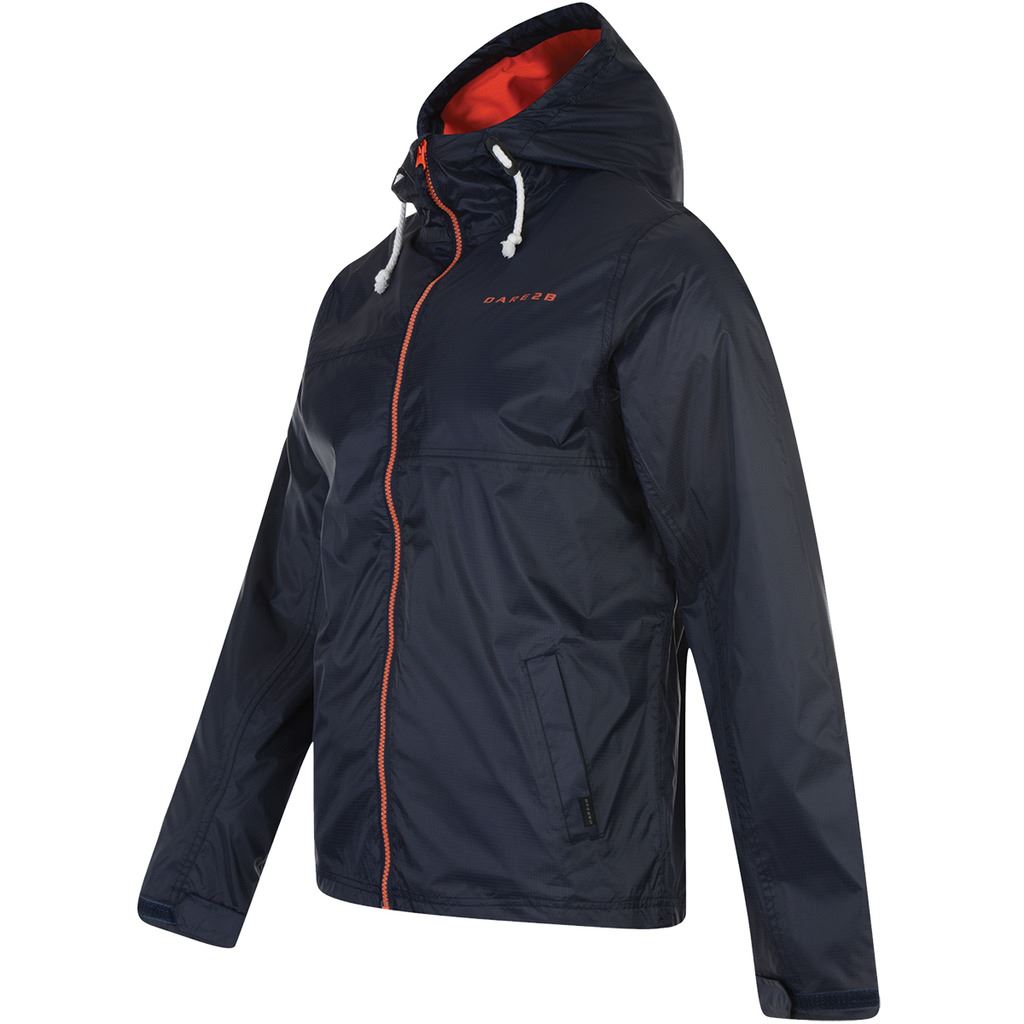 DARE 2B MENS PREWARN WATER REPELLENT SHOWERPROOF HOODED JACKET - Picture 2 of 4