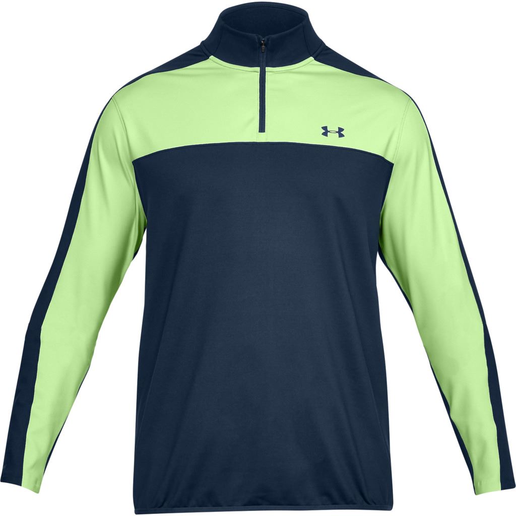 UNDER ARMOUR EU MIDLAYER 1/4 ZIP WATER REPELLENT MENS GOLF JUMPER PULLOVER | eBay