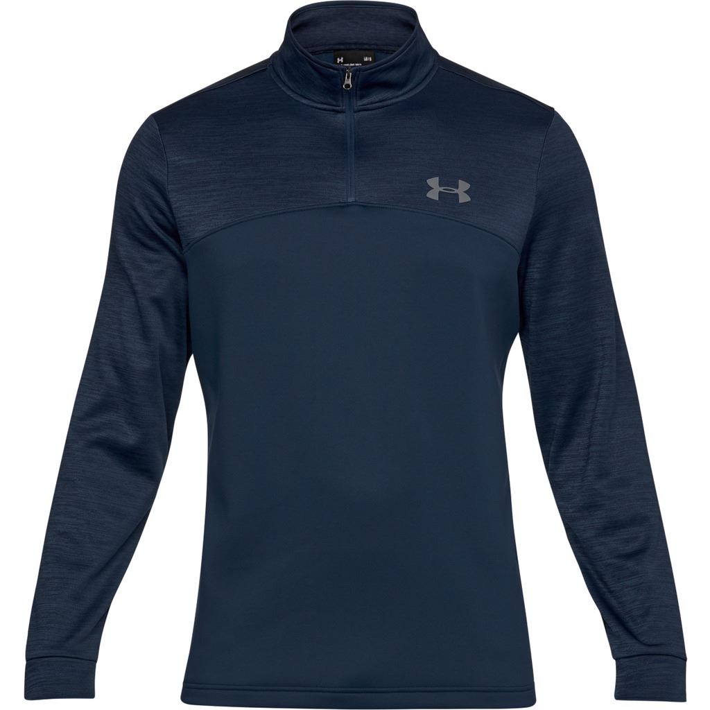 Under Armour 2018 Armour® Fleece Icon Logo CoverUp Mens Golf Pullover Sweater eBay