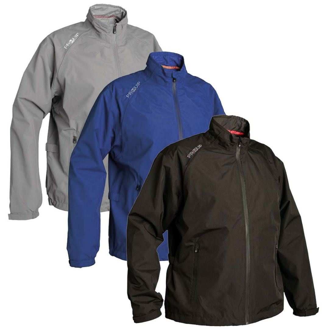 Proquip Mens Tempest Waterproof Lightweight Full Zip Golf Rain Jacket | eBay