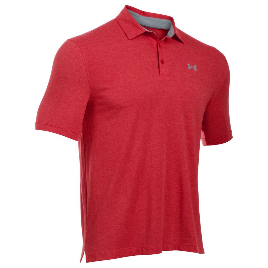 UNDER ARMOUR CHARGED COTTON® SCRAMBLE PERFORMANCE MENS GOLF POLO SHIRT