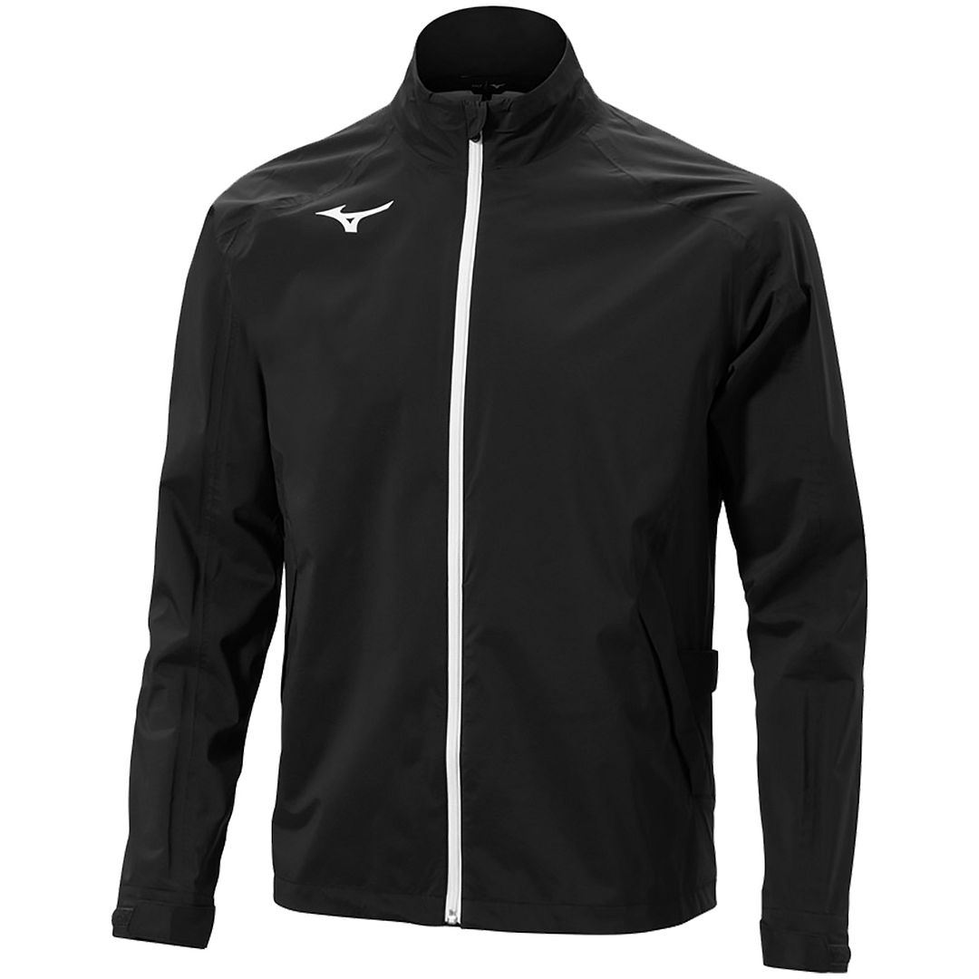 Mizuno Mens Nexlite Flex Full Zip Waterproof Lightweight Stretch Golf Jacket Black XXL