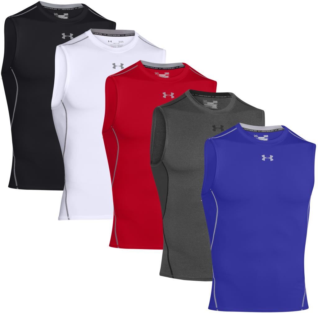 Under Armour Heatgear Armour Vest Mens Sleeveless Compression Top