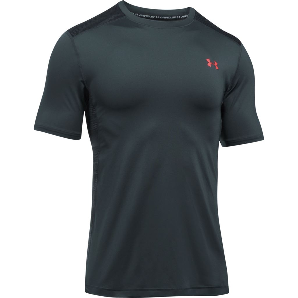 Under Armour 2017 Mens UA Heatgear Raid SS Training T Shirt Fitted Gym