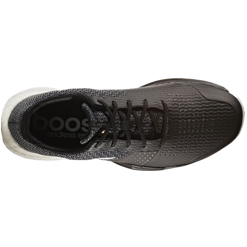 Adidas Adipower Boost Golf Shoe Mens Black White Silver Adidas Adipower Boost Golf Shoe Mens Black White Silver